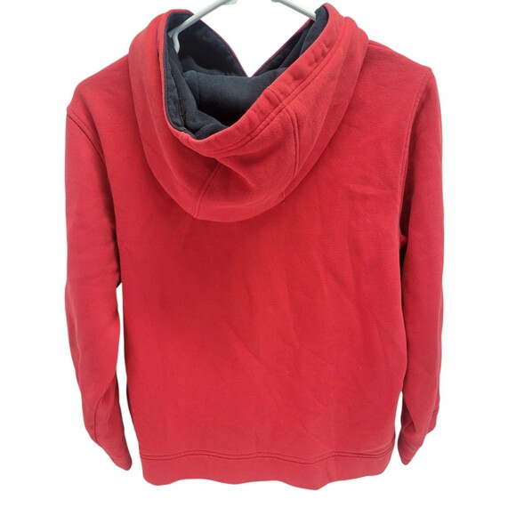 Under Armour Hoodie Sweater Youth Boys Large Red Loose Fit Flaws‎ - Picture 2 of 10